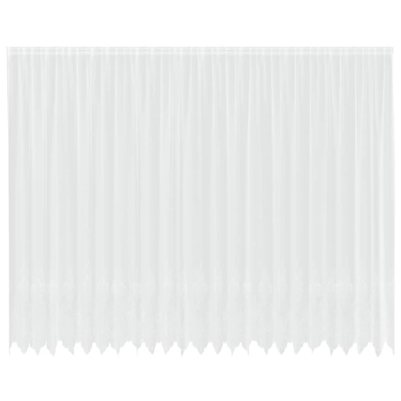Csipkés Függöny  Fehér 260 x 600 cm Poliészter