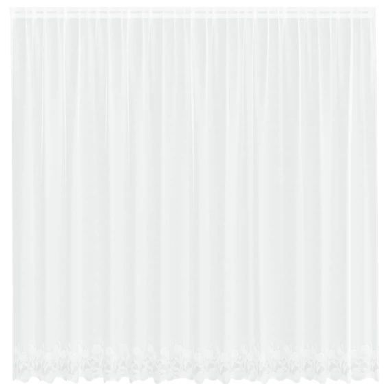 Csipkés Függöny  Fehér 240 x 400 cm Poliészter