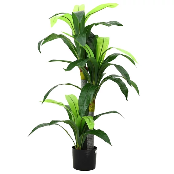 zöld mesterséges dracaena fa 36 levéllel 120 cm