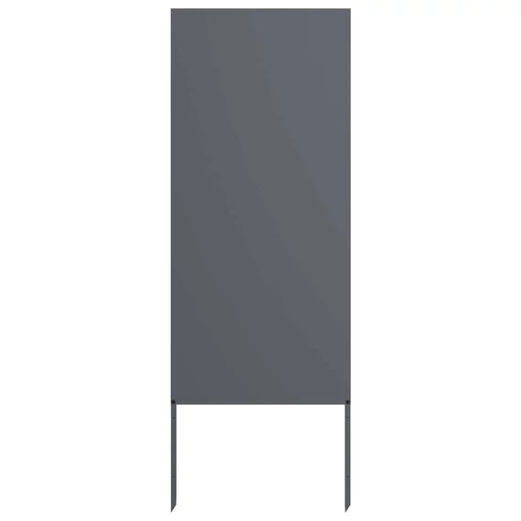 vidaXL Kertvédő vászon Antracit 50 x 140 cm Hidegen hengerelt acél