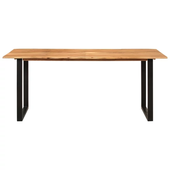 vidaXL tömör akácfa étkezőasztal 180 x 90 x 76 cm