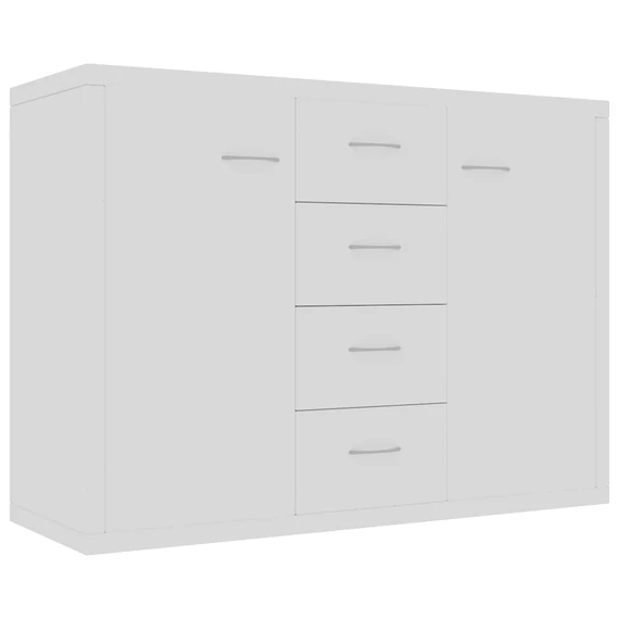 vidaXL fehér szerelt fa tálalószekrény 88 x 30 x 65 cm