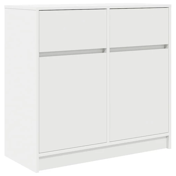 vidaXL fehér szerelt fa tálalószekrény fiókos 80x34x76 cm