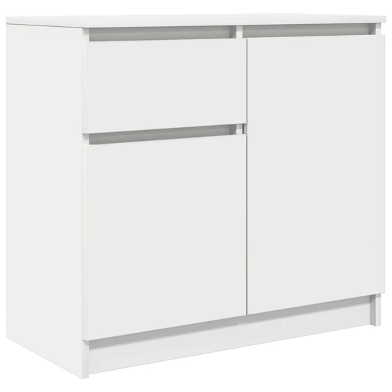 vidaXL fehér szerelt fa tálalószekrény fiókos 71x35x65 cm