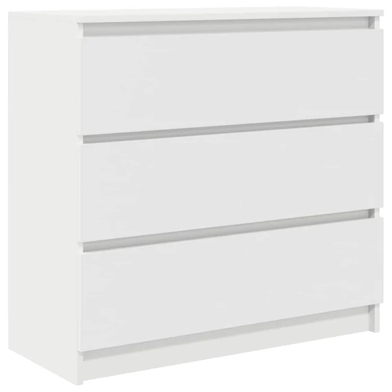 vidaXL fehér szerelt fa tálalószekrény 80x35x76 cm