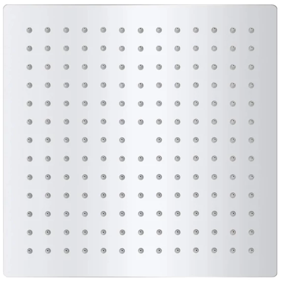 vidaXL Rozsdamentes acél zuhanyrózsa 25x25 cm négyszögletes