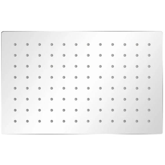 vidaXL Rozsdamentes acél zuhanyrózsa 20x30 cm téglalap alakú