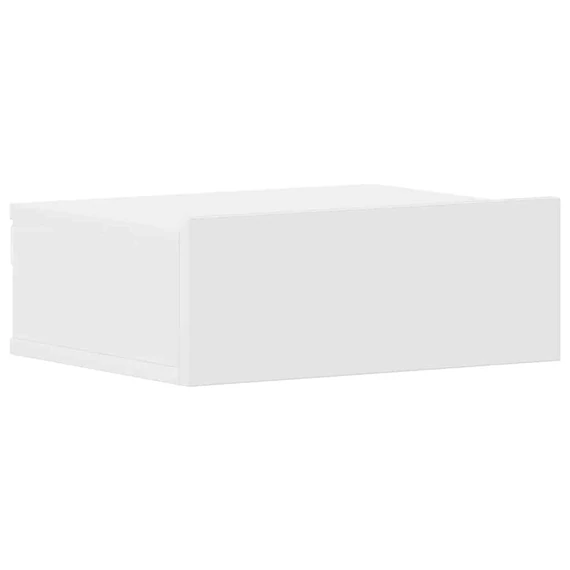 vidaXL fehér szerelt fa függő éjjeliszekrény 40 x 30 x 15 cm