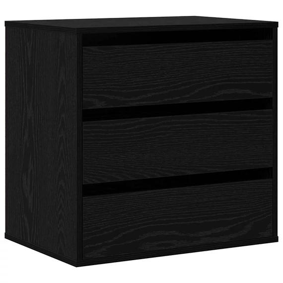 Fiókos szekrény fiókkal Fekete 60 x 41 x 58 cm