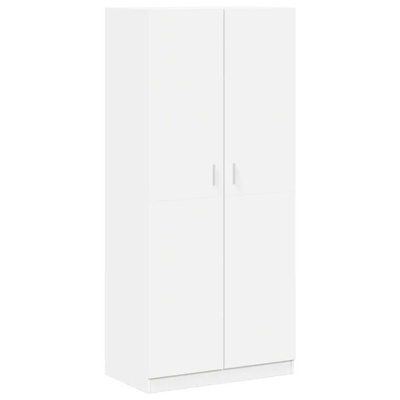 Fehér ruhásszekrény 90 x 52 x 200 cm
