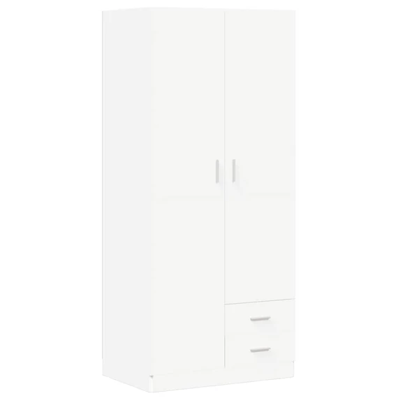Fehér ruhásszekrény 80 x 52 x 180 cm