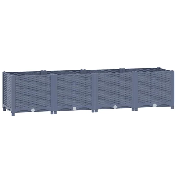 műanyag magaságyás 160 x 40 x 38 cm