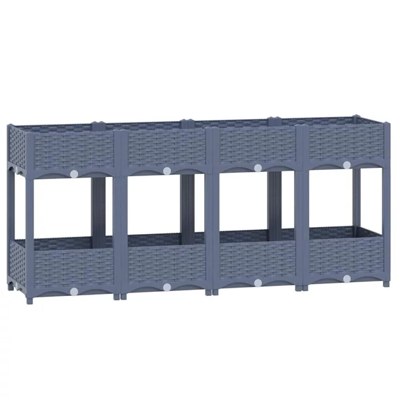 műanyag magaságyás 160 x 40 x 71 cm