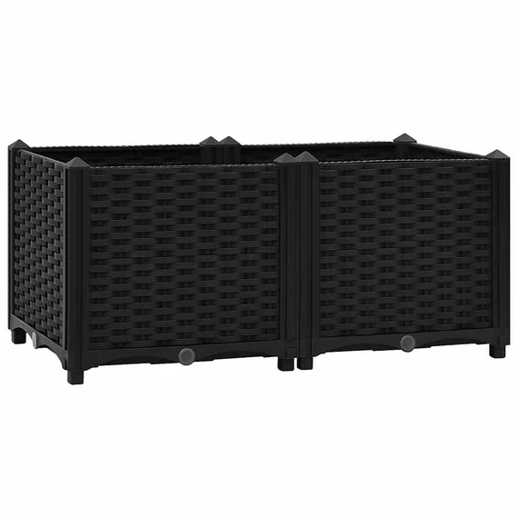 műanyag magaságyás 80 x 40 x 38 cm