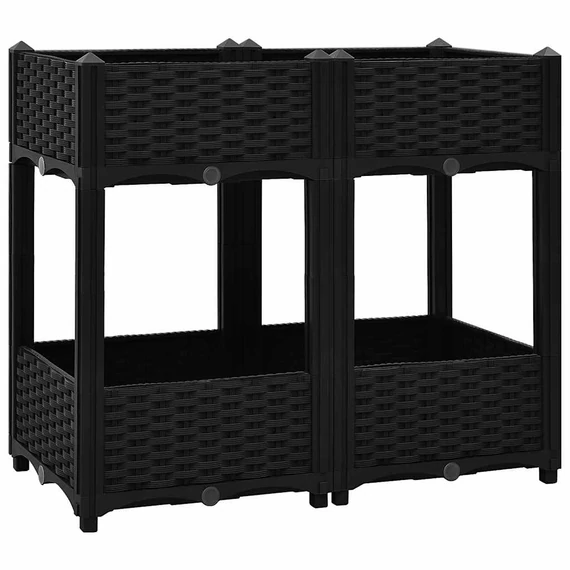 műanyag magaságyás 80 x 40 x 71 cm