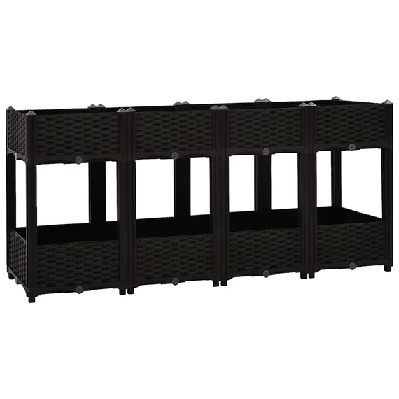 műanyag magaságyás 160 x 40 x 71 cm