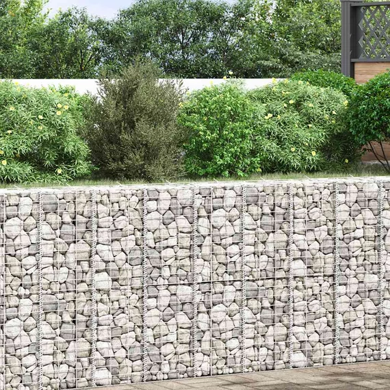 3 db vas gabion magaságyás 30 x 30 x 100 cm