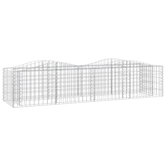 í­ves horganyzott vas gabion magaságyás 200x50x50 cm