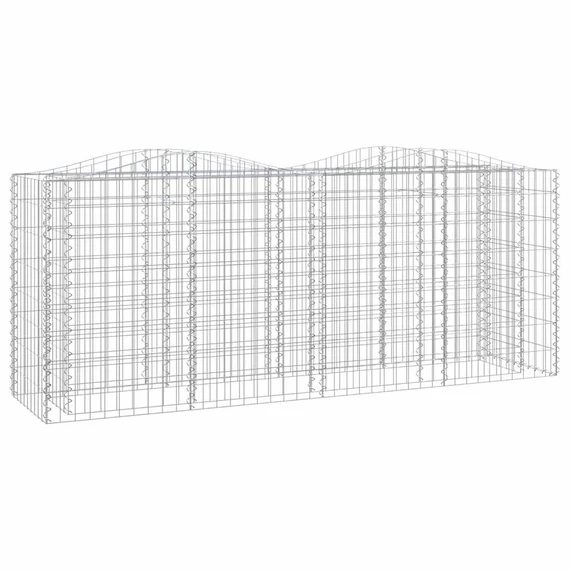 í­ves horganyzott vas gabion magaságyás 200x50x100 cm