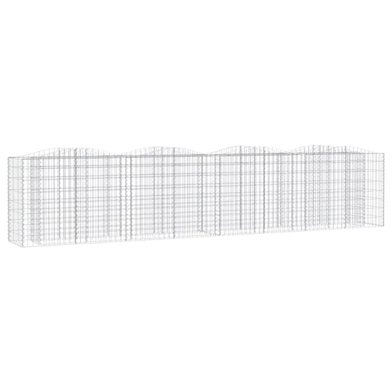 í­ves horganyzott vas gabion magaságyás 400x50x100 cm