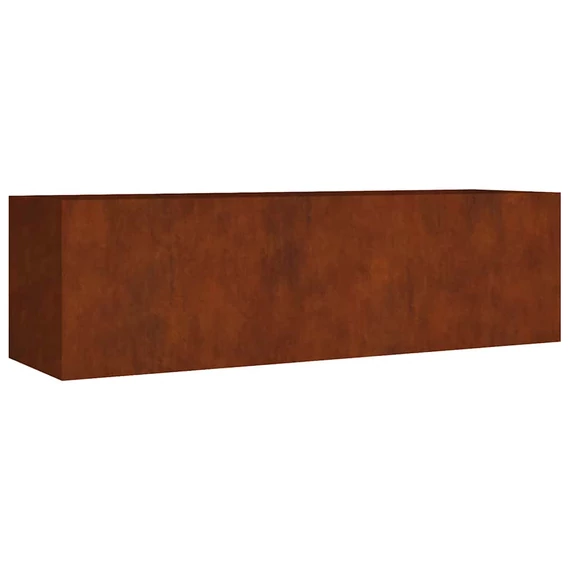 corten acél kerti magaságyás 280x80x80 cm