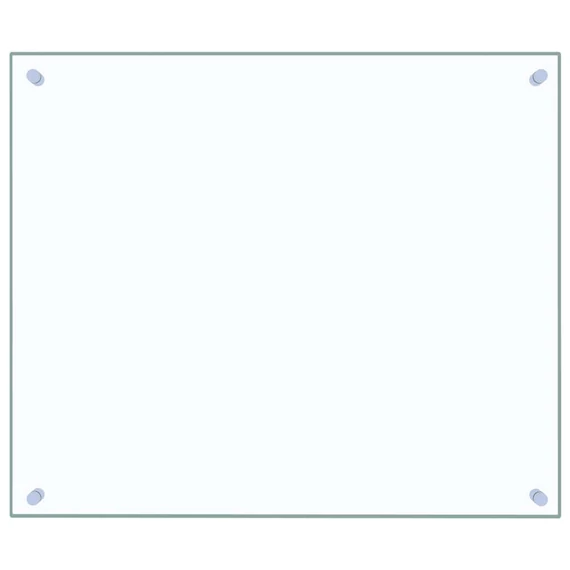 vidaXL átlátszó edzett üveg konyhai fröccsenésgátló 70 x 60 cm