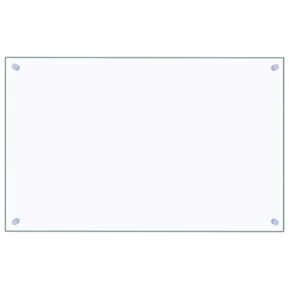 vidaXL átlátszó edzett üveg konyhai fröccsenésgátló 80 x 50 cm