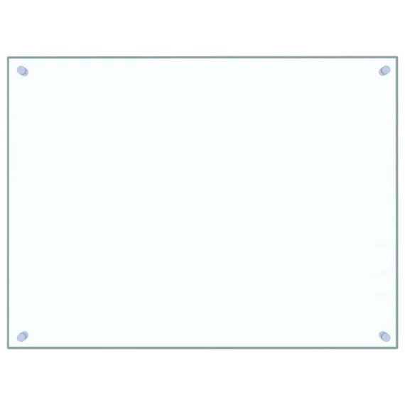 vidaXL átlátszó edzett üveg konyhai fröccsenésgátló 80 x 60 cm