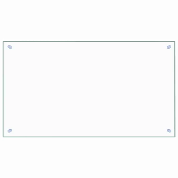 vidaXL átlátszó edzett üveg konyhai fröccsenésgátló 90 x 50 cm