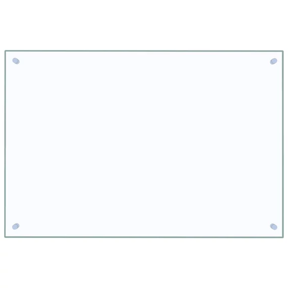 vidaXL átlátszó edzett üveg konyhai fröccsenésgátló 90 x 60 cm