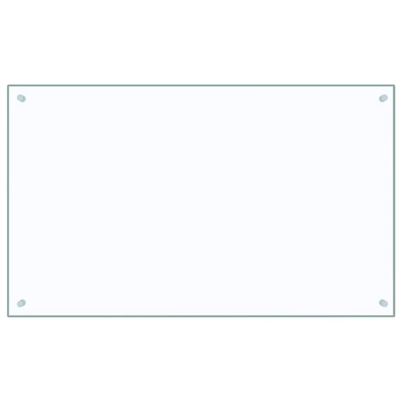 vidaXL átlátszó edzett üveg konyhai fröccsenésgátló 100 x 60 cm