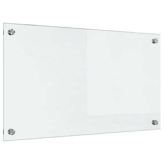 vidaXL Konyhai fröccsenésgátló ítlátszó 70 x 40 cm edzett üveg