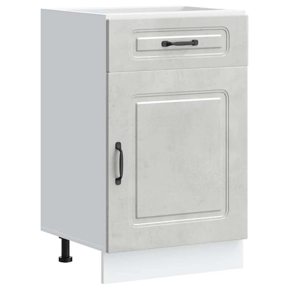 vidaXL Konyhai alapszekrény Kalmar beton szürke műfa