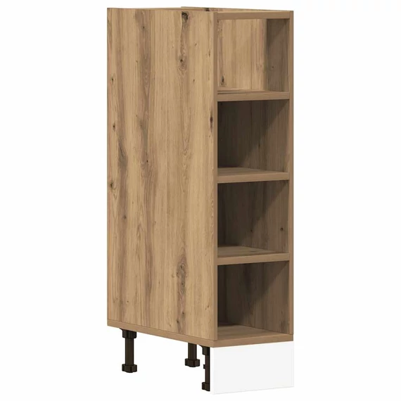 vidaXL "Riga" kézműves tölgy szí­nű szerelt fa Alsó szekrény