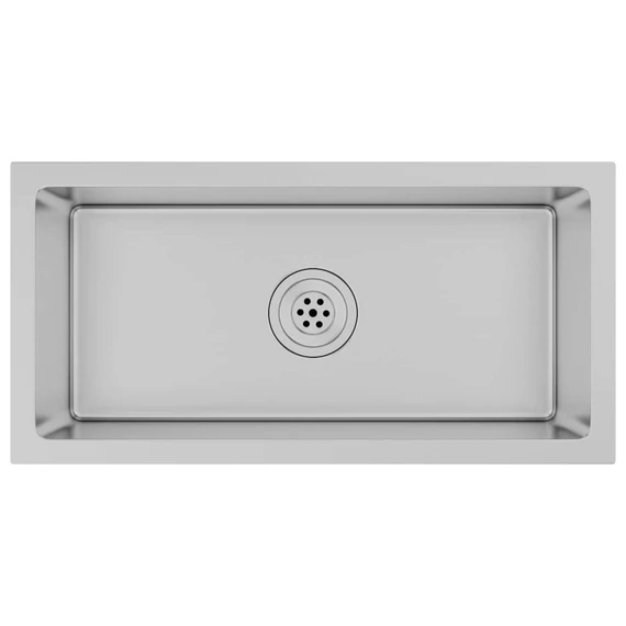 vidaXL kézzel készült rozsdamentes acél mosogató