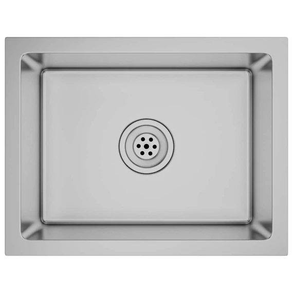 vidaXL kézzel készült rozsdamentes acél mosogató