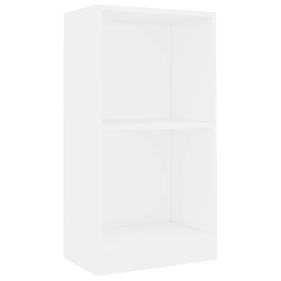 Fehér könyvespolc 40x24x75 cm