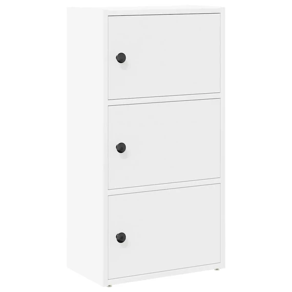 Fehér könyvespolc 40x24x77 cm