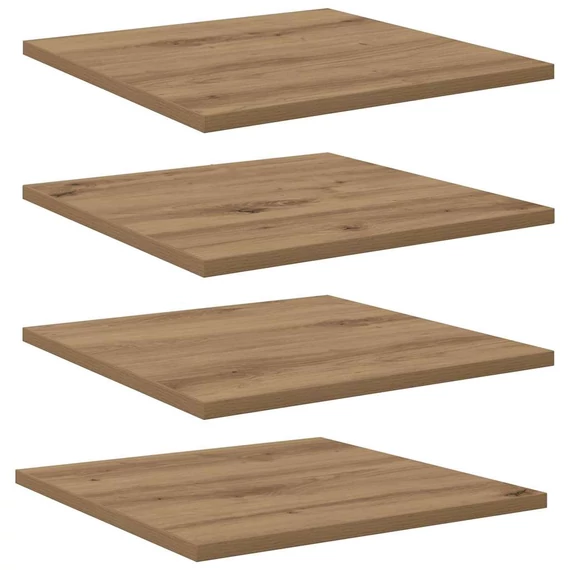 Polcos könyvespolc 4 db Barna 40 x 40 x 1,5 cm