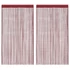 Kép 2/10 - 2 db burgundi vörös zsinórfüggöny 100 x 250 cm