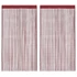 Kép 2/10 - 2 db burgundi vörös zsinórfüggöny 140 x 250 cm