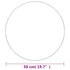 Kép 8/9 - kör alakú tükör 50 cm