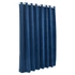 Kép 3/7 - sötétkék bársony sötétítő függöny fémkarikákkal 290 x 245 cm