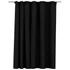 Kép 1/5 - antracit vászonhatású sötétítőfüggöny kampókkal 290 x 245 cm