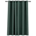 Kép 1/5 - zöld vászonhatású sötétítőfüggöny fűzőkarikával 290 x 245 cm