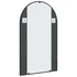Kép 5/8 - fekete ívelt vas fali tükör 60 x 100 cm