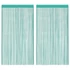 Kép 1/10 - 2 db türkiz zsinórfüggöny 100 x 250 cm