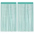 Kép 1/10 - 2 db türkiz zsinórfüggöny 140 x 250 cm