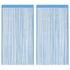 Kép 1/10 - 2 db világoskék zsinórfüggöny 100 x 250 cm