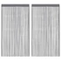 Kép 1/10 - 2 db antracit színű zsinóros függöny 140 x 250 cm